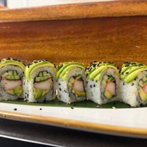 california roll (8 pcs – soy paper +$1)